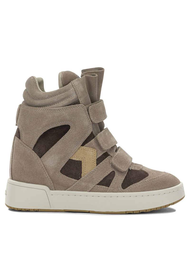 Isabel Marant Isabel Marant Im3 High Top Sneakers Brown - World Class Fashion