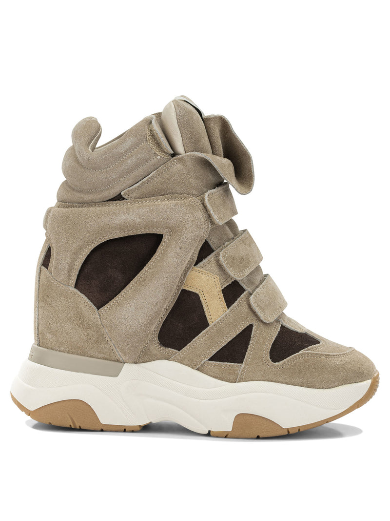 Isabel Marant Isabel Marant Balskee High Top Sneakers Brown - World Class Fashion