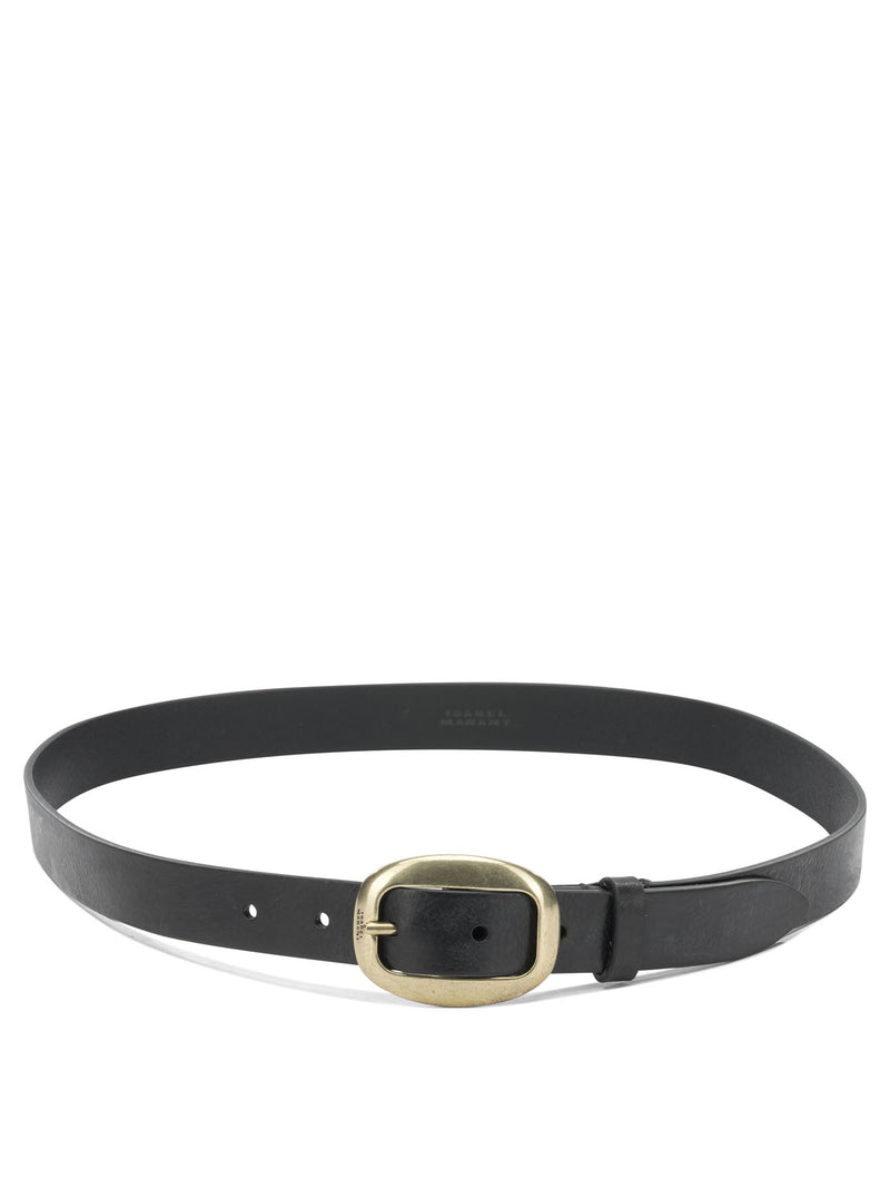 Isabel Marant Isabel Marant Dara Leather Belt Black - World Class Fashion