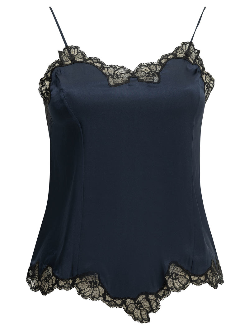 Isabel Marant Isabel Marant Amael Silk Top Blue Women - World Class Fashion