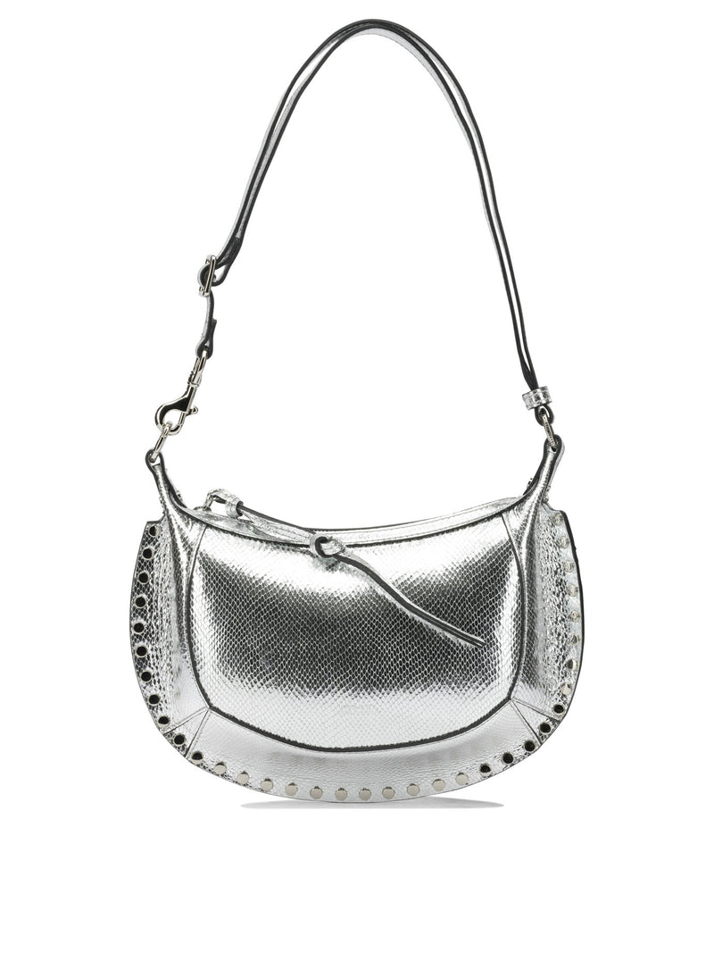 Isabel Marant Isabel Marant Oskan Moon Small Shoulder Bag Silver - World Class Fashion