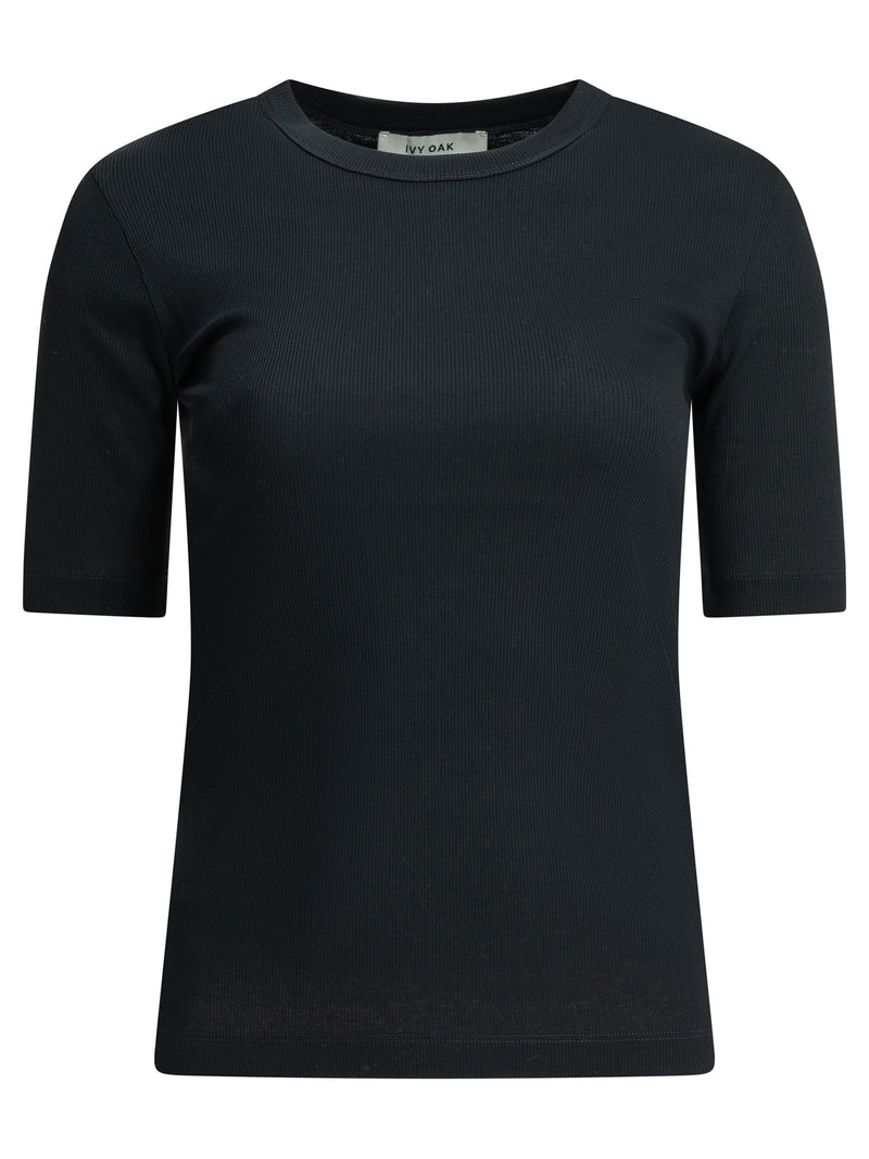 Ivy Oak Ivy Oak Organic Cotton T-Shirt Blue - World Class Fashion