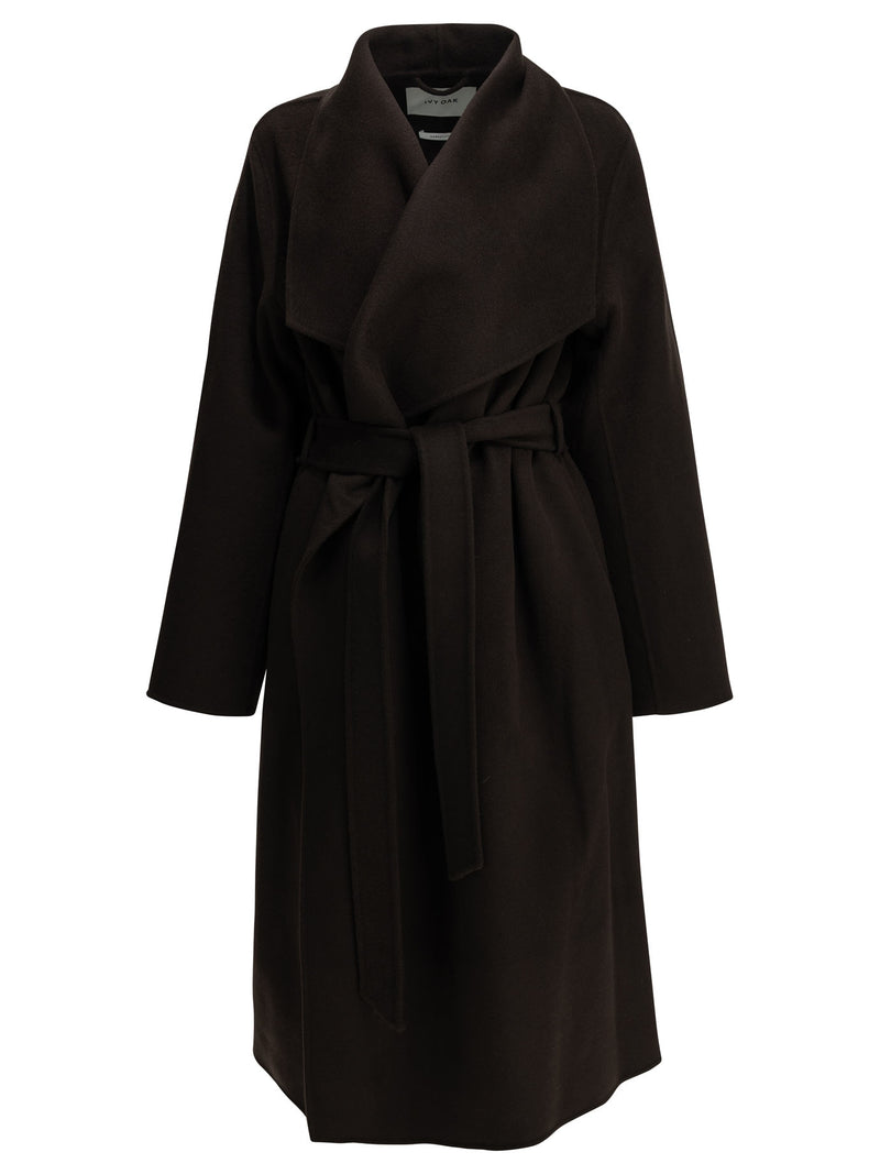 Ivy Oak Ivy Oak Carrie Wool Jacket Brown Women - World Class Fashion