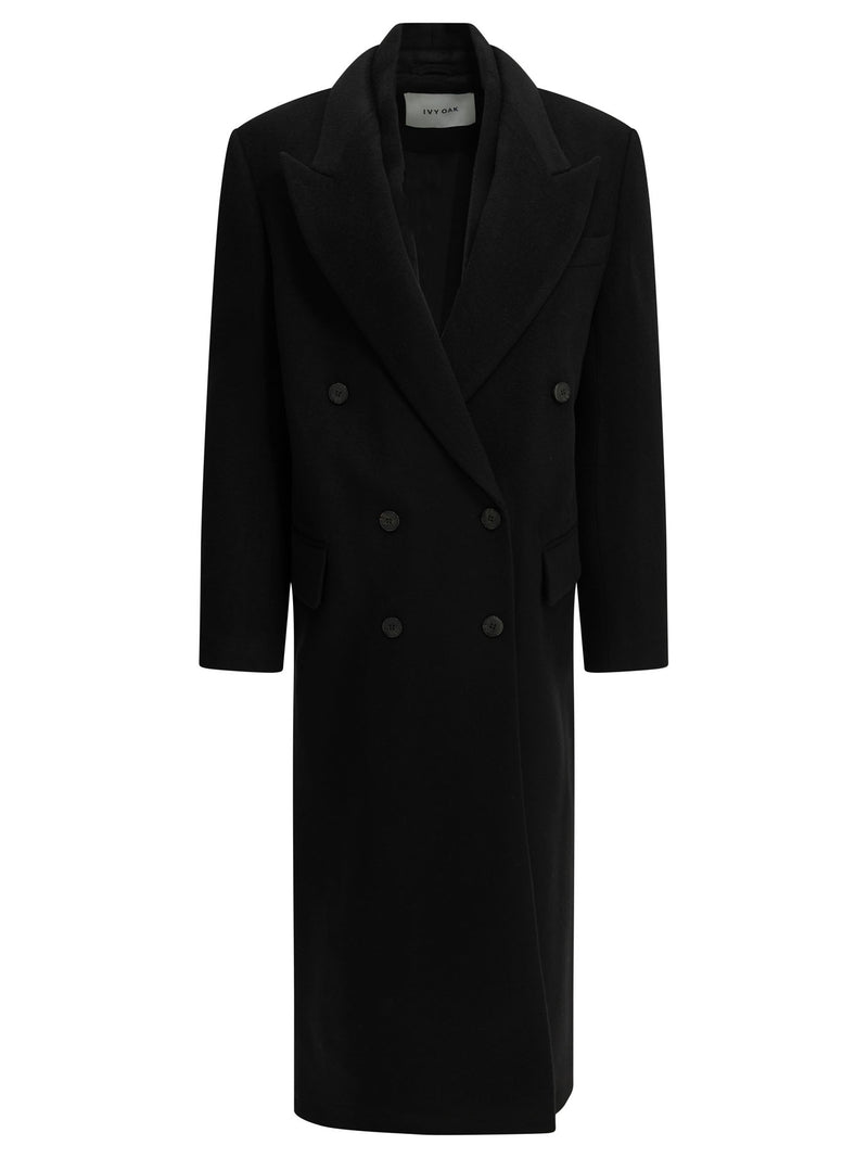 Ivy Oak Ivy Oak Wool Blend Jacket Black Women - World Class Fashion
