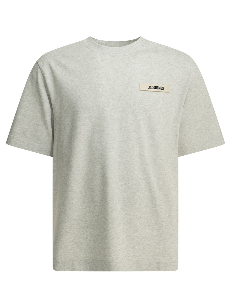 Jacquemus Jacquemus Gros Grain Crew-neck T-shirt - World Class Fashion