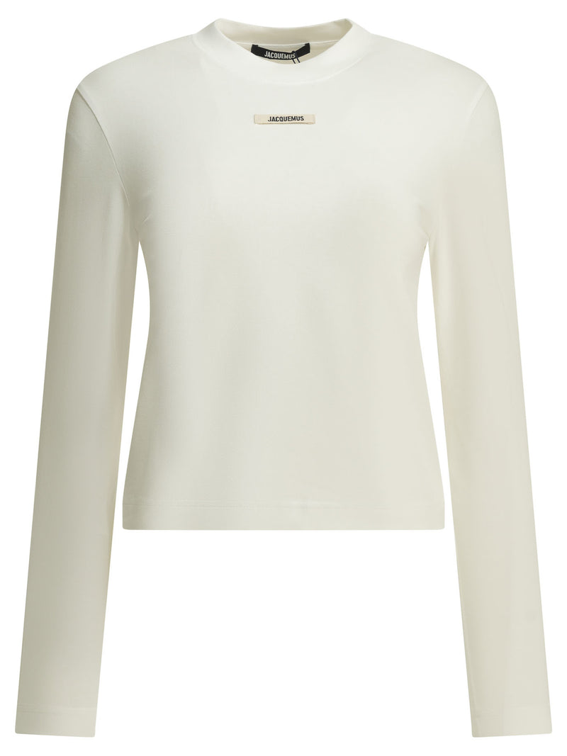 Jacquemus Jacquemus Gros Grain Crew-neck T-shirt - World Class Fashion