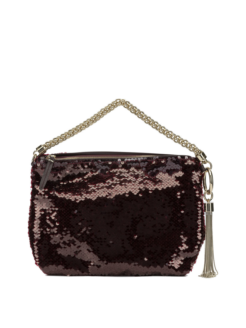 Jimmy Choo Jimmy Choo Callie Small Handbag Deep Merlot/Light Gold - World Class Fashion