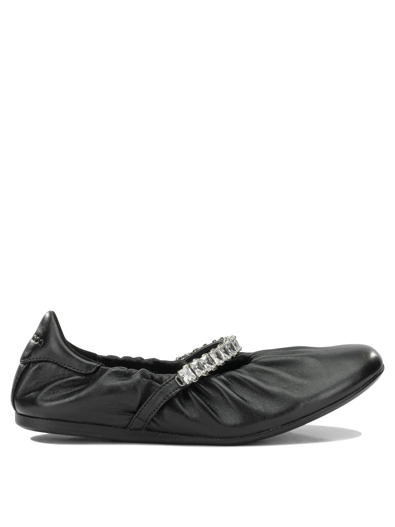 Jimmy Choo Jimmy Choo Jade Classic Ballet Flats Black - World Class Fashion