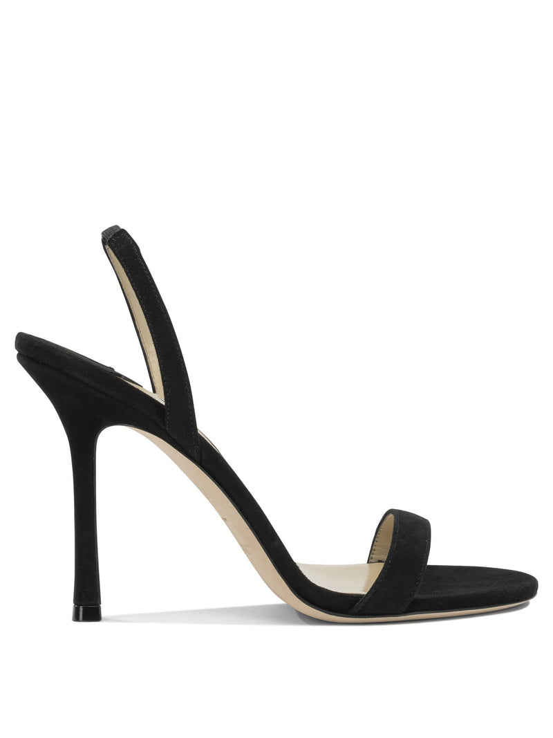 Jimmy Choo Jimmy Choo Jenn 100 Heeled Sandals Black - World Class Fashion