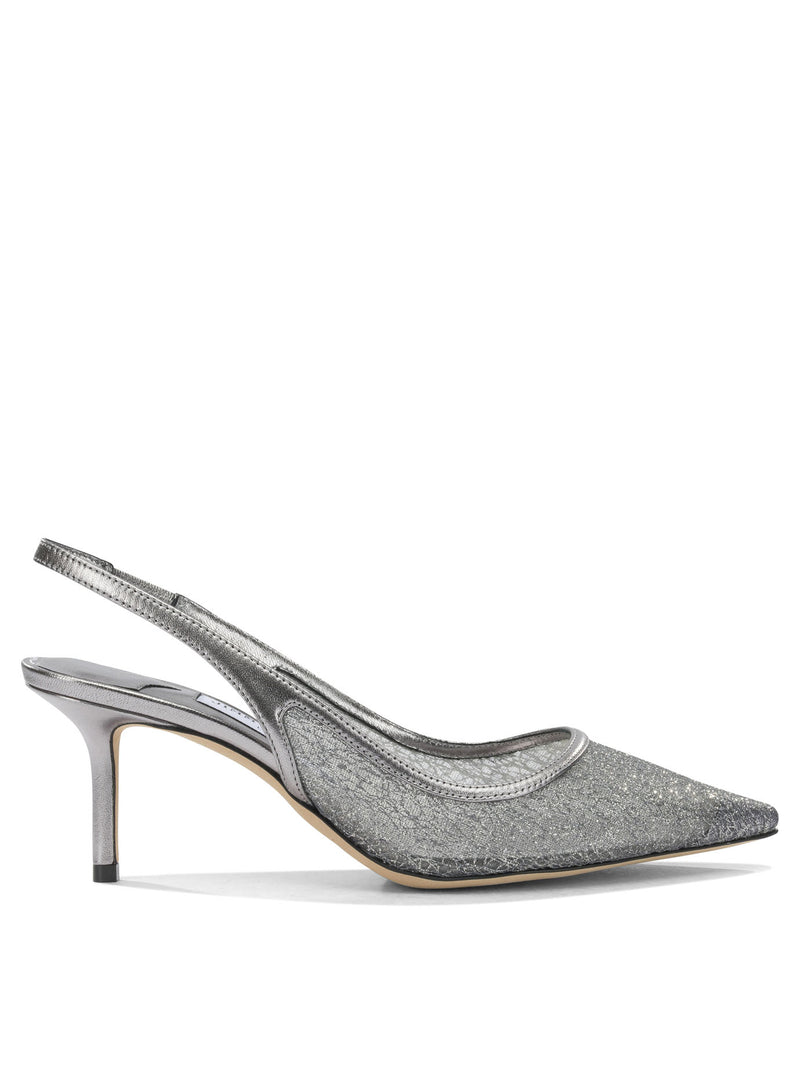 Jimmy Choo Jimmy Choo Love 65mm Slingback Grey Women - World Class Fashion