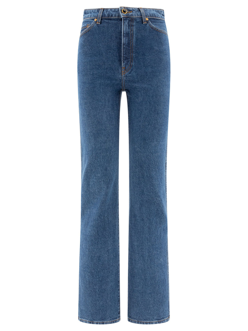 Khaite Khaite Danielle Straight-leg Jeans Blue Women - World Class Fashion