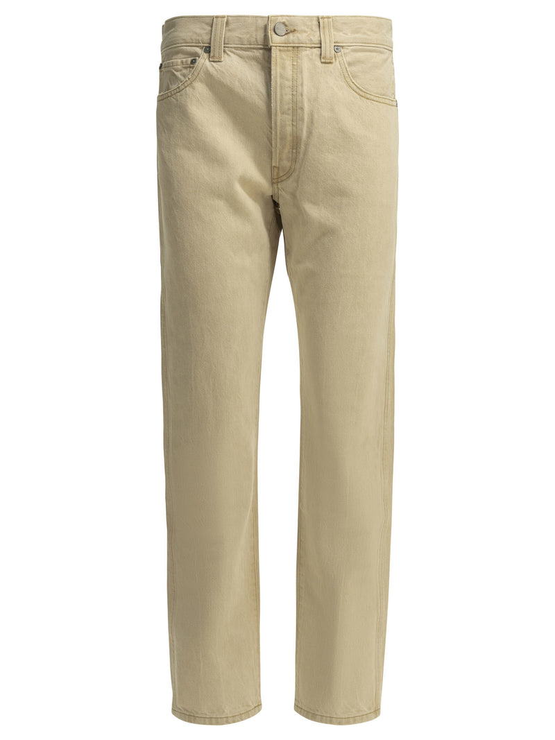 Khaite Khaite Callum Jean Straight-leg Jeans White - World Class Fashion