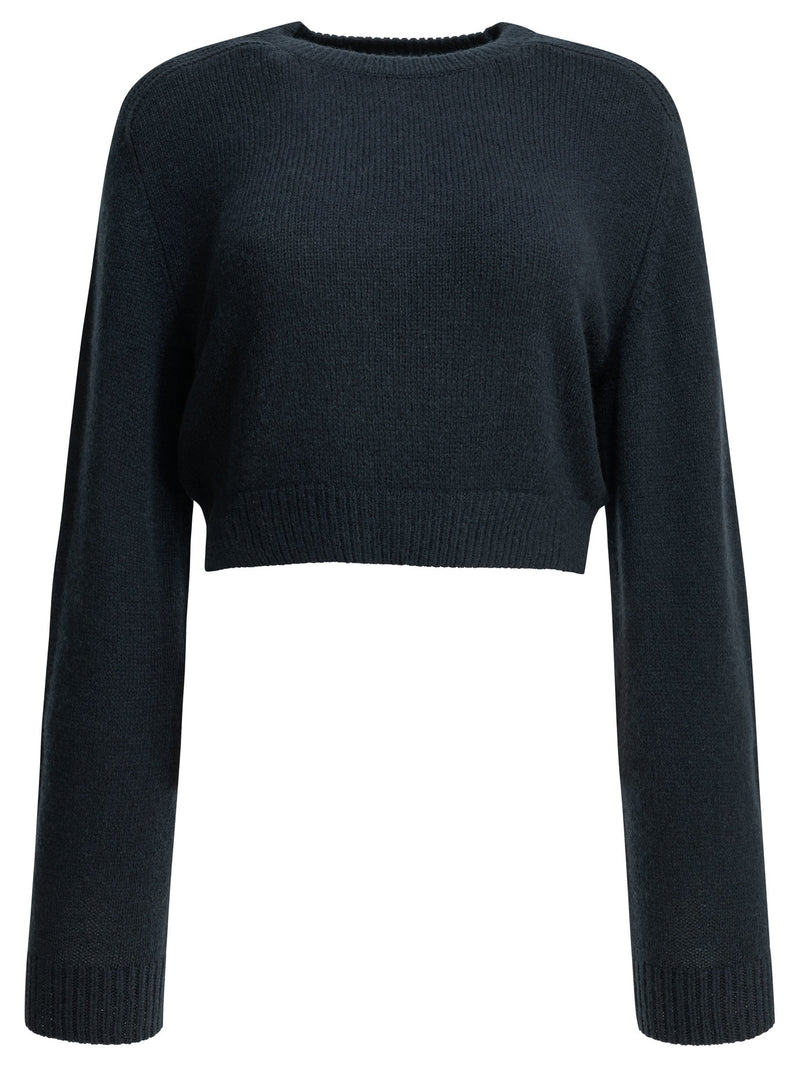 Khaite Khaite Masie Crew-neck Sweater Blue Women - World Class Fashion