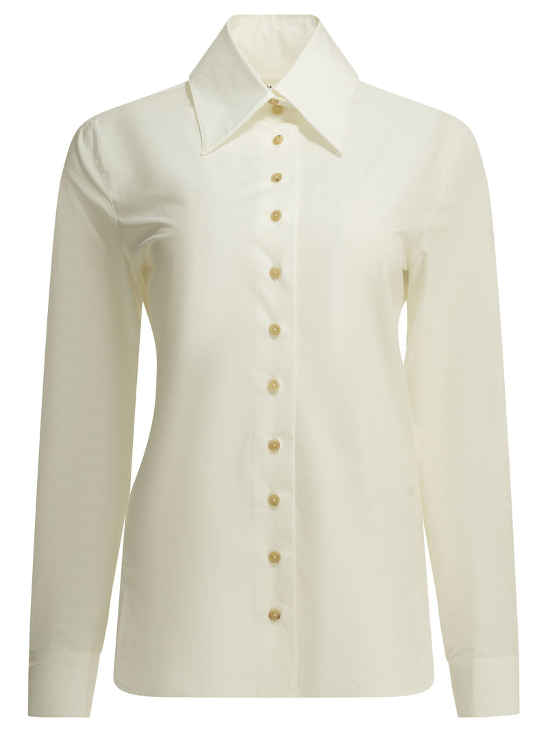 Khaite Khaite Ivy Formal Shirt White Women - World Class Fashion