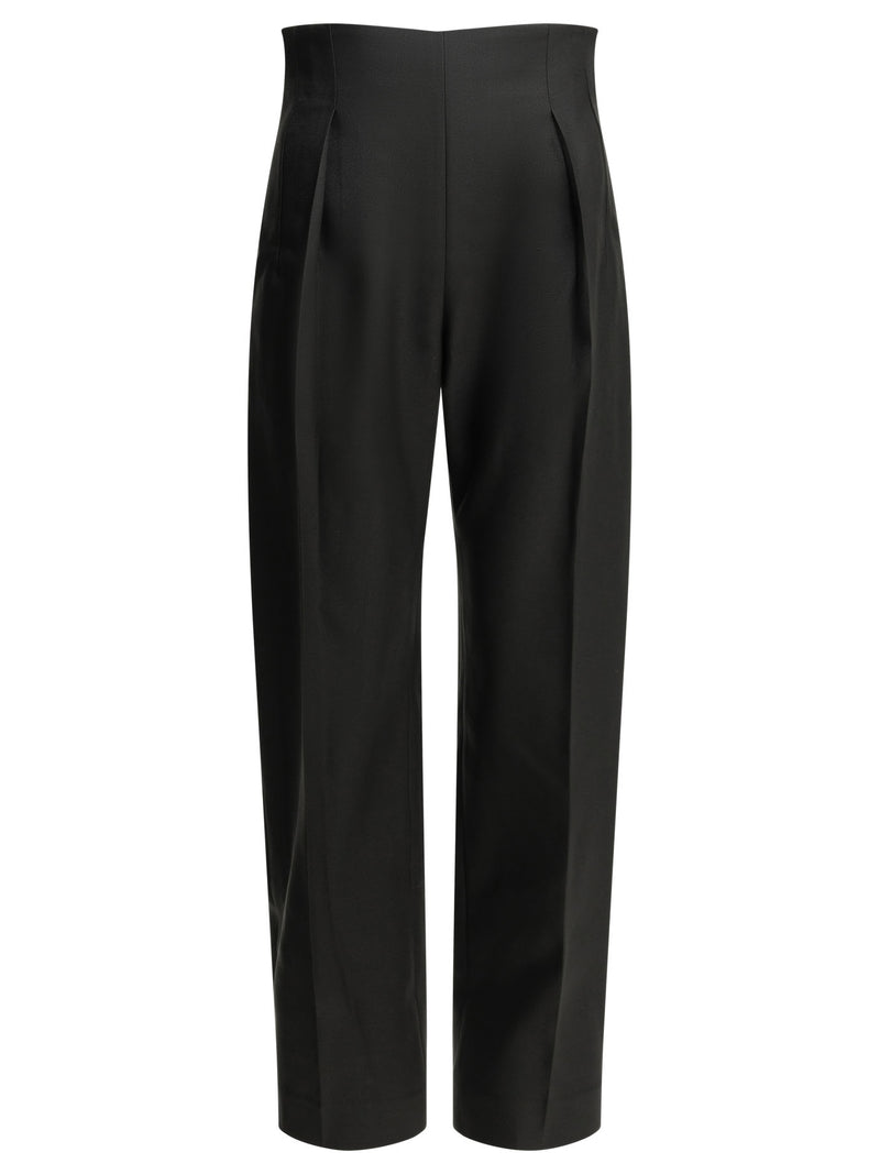 Khaite Khaite Somera Tailored Pants Black - World Class Fashion