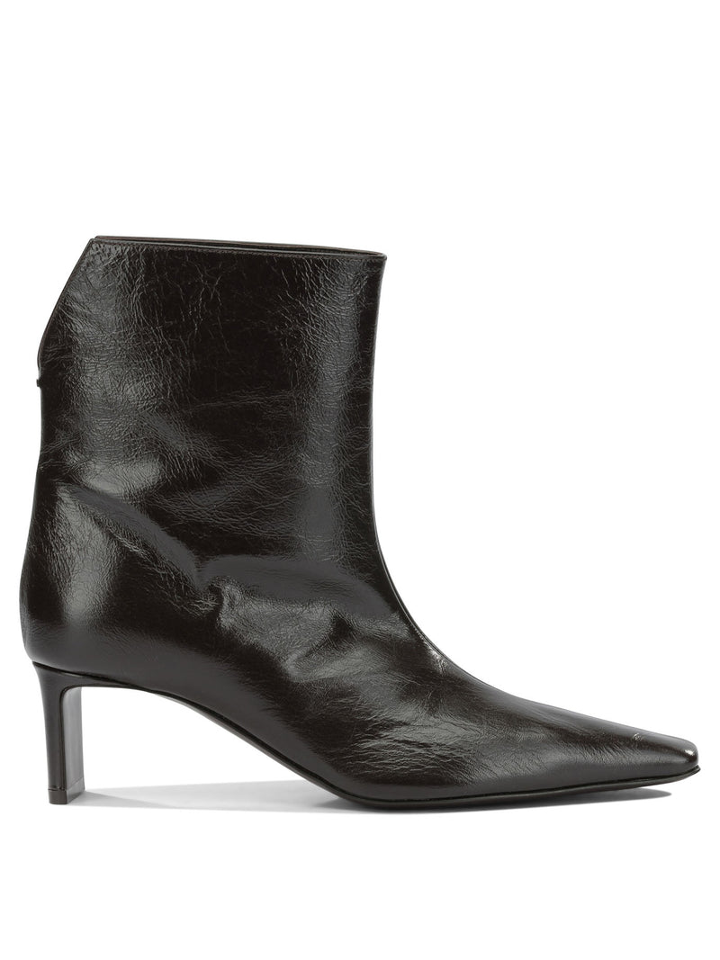 Khaite Khaite Ona 55mm Pull-on Ankle Boots Brown - World Class Fashion