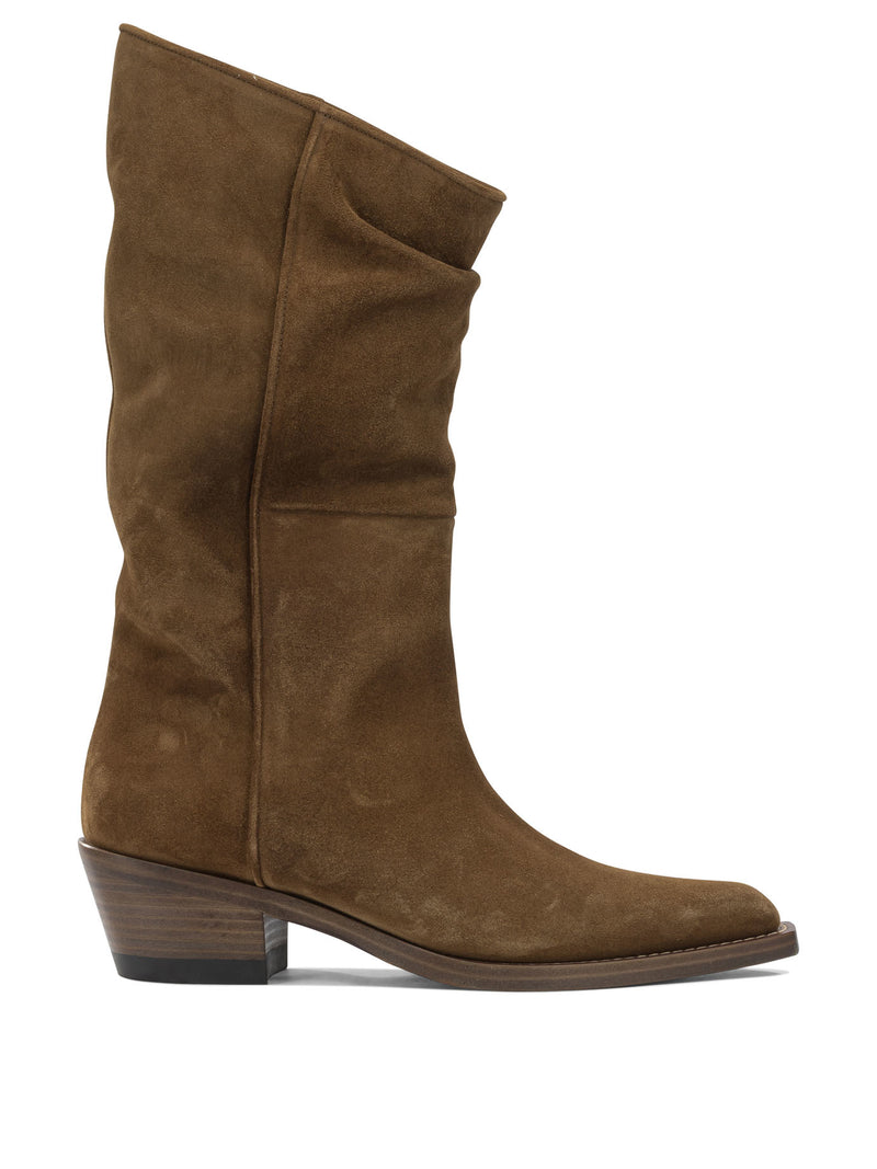 Khaite Khaite Clive Cowboy Boots Brown Women - World Class Fashion
