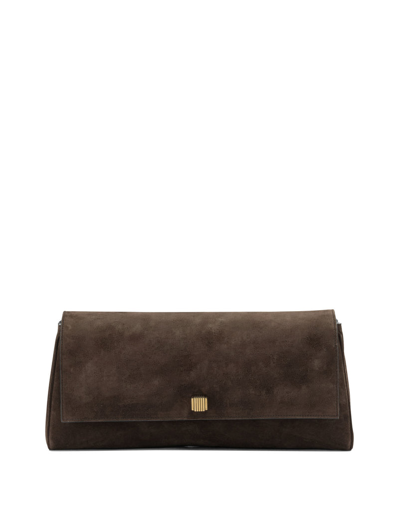 Khaite Khaite Audrey Clutch Brown Women - World Class Fashion