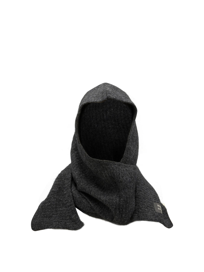 Maison Kitsuné Maison Kitsuné Hooded Scarf Grey Women - World Class Fashion