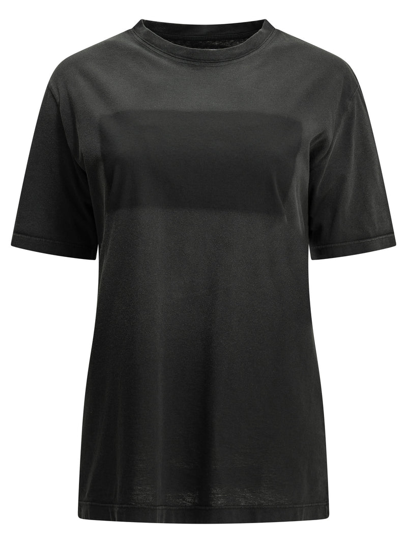 Maison Margiela Maison Margiela Cotton Crew-neck T-shirt Black - World Class Fashion