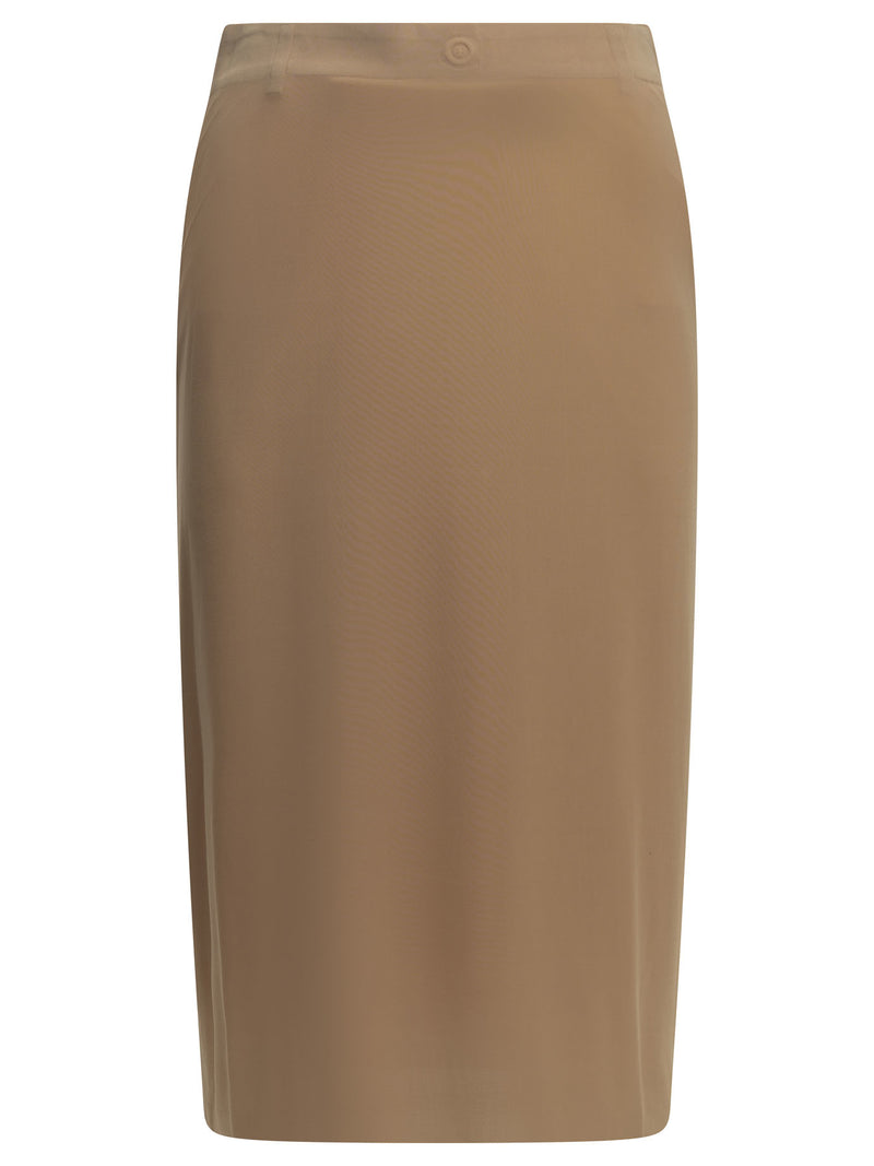 Maison Margiela Maison Margiela Fusion Midi Skirt Beige - World Class Fashion