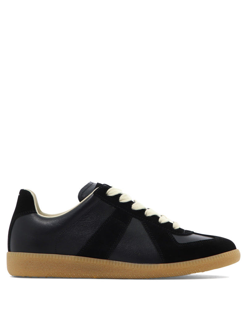 Maison Margiela Maison Margiela Replica Low-top Sneakers Black - World Class Fashion