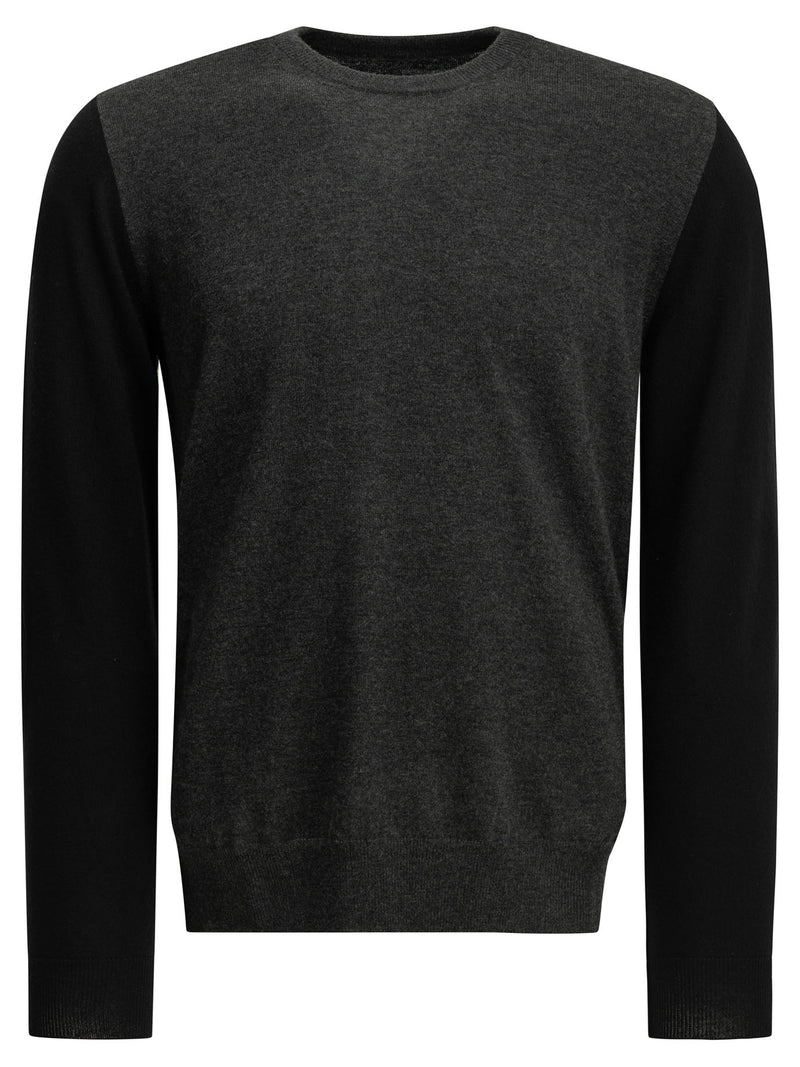 Maison Margiela Maison Margiela Wool Crewneck Sweater Grey - World Class Fashion
