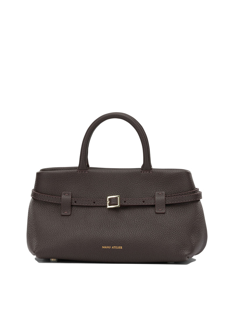 Manu Atelier Manu Atelier Le Cambon 25 Small Handbag Deep Brown - World Class Fashion