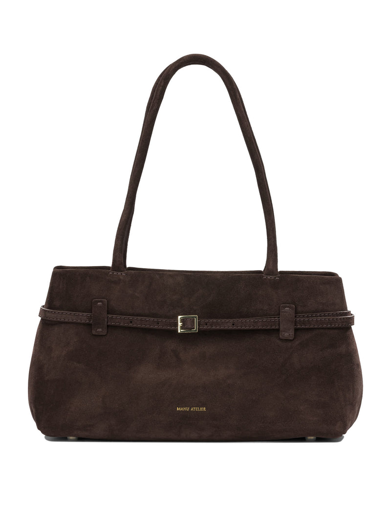 Manu Atelier Manu Atelier Le Cambon East West Medium Shoulder Bag Brown - World Class Fashion