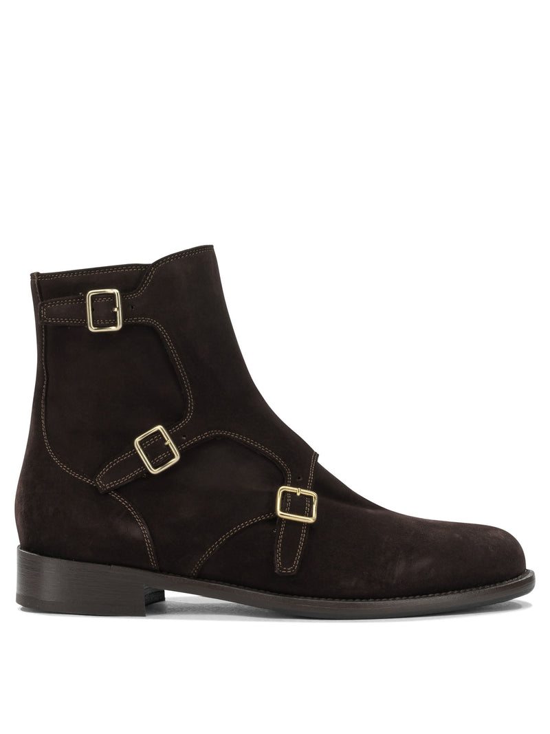 Maretto Maretto Suede Ankle Boots Brown Women - World Class Fashion