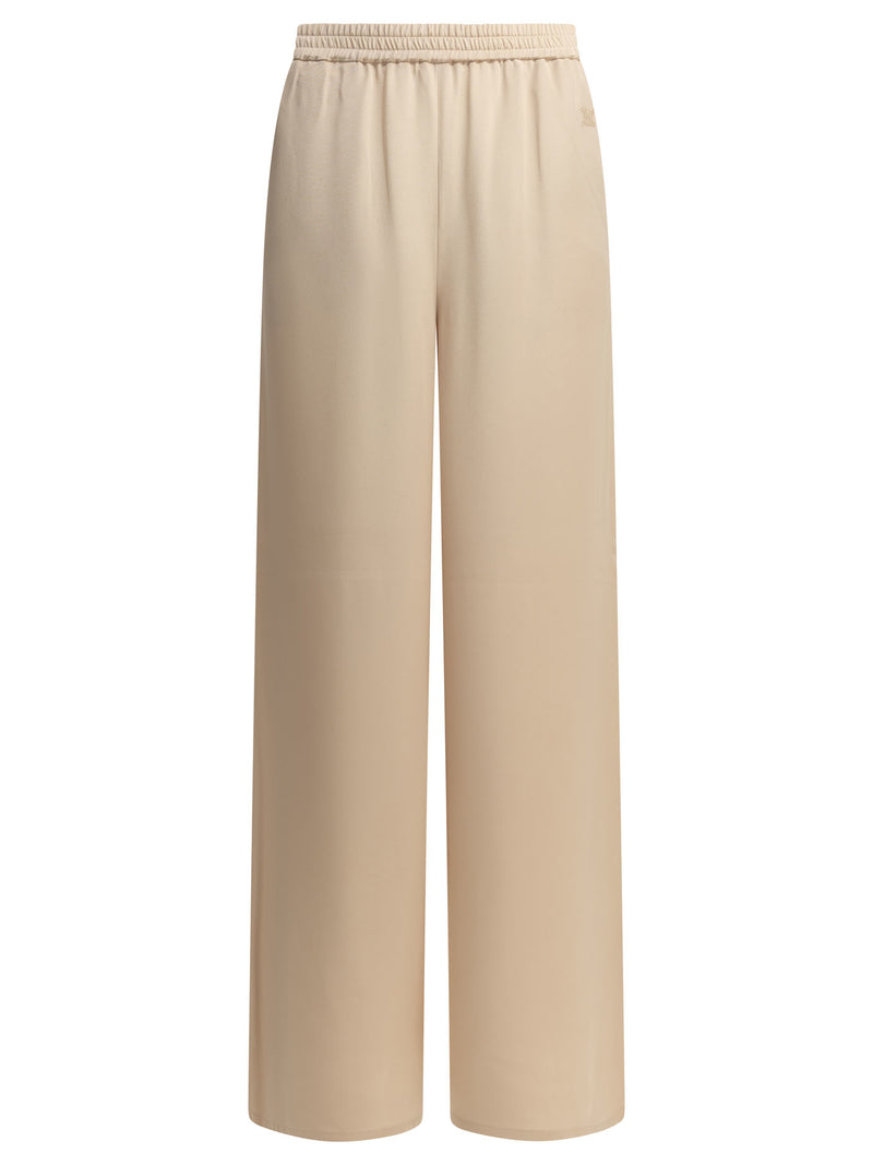 Max Mara Max Mara Silk Pants Pink Women - World Class Fashion