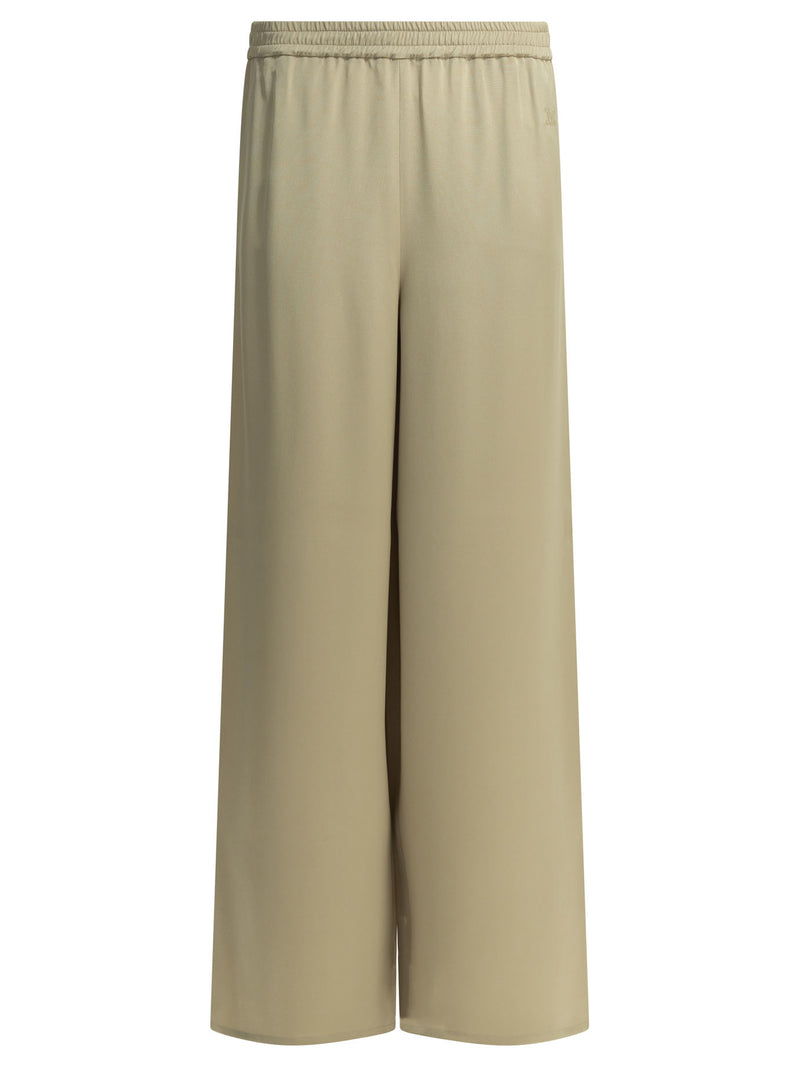 Max Mara Max Mara Volonta Silk Pants Grey Women - World Class Fashion