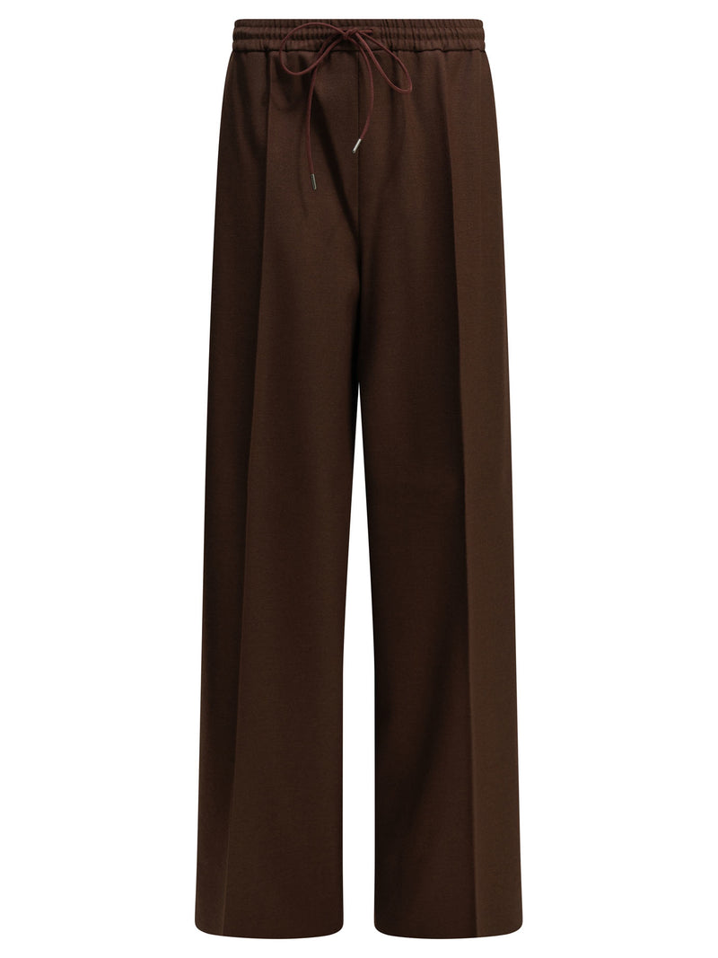 Max Mara Max Mara Wool Pants Bordeaux Women - World Class Fashion