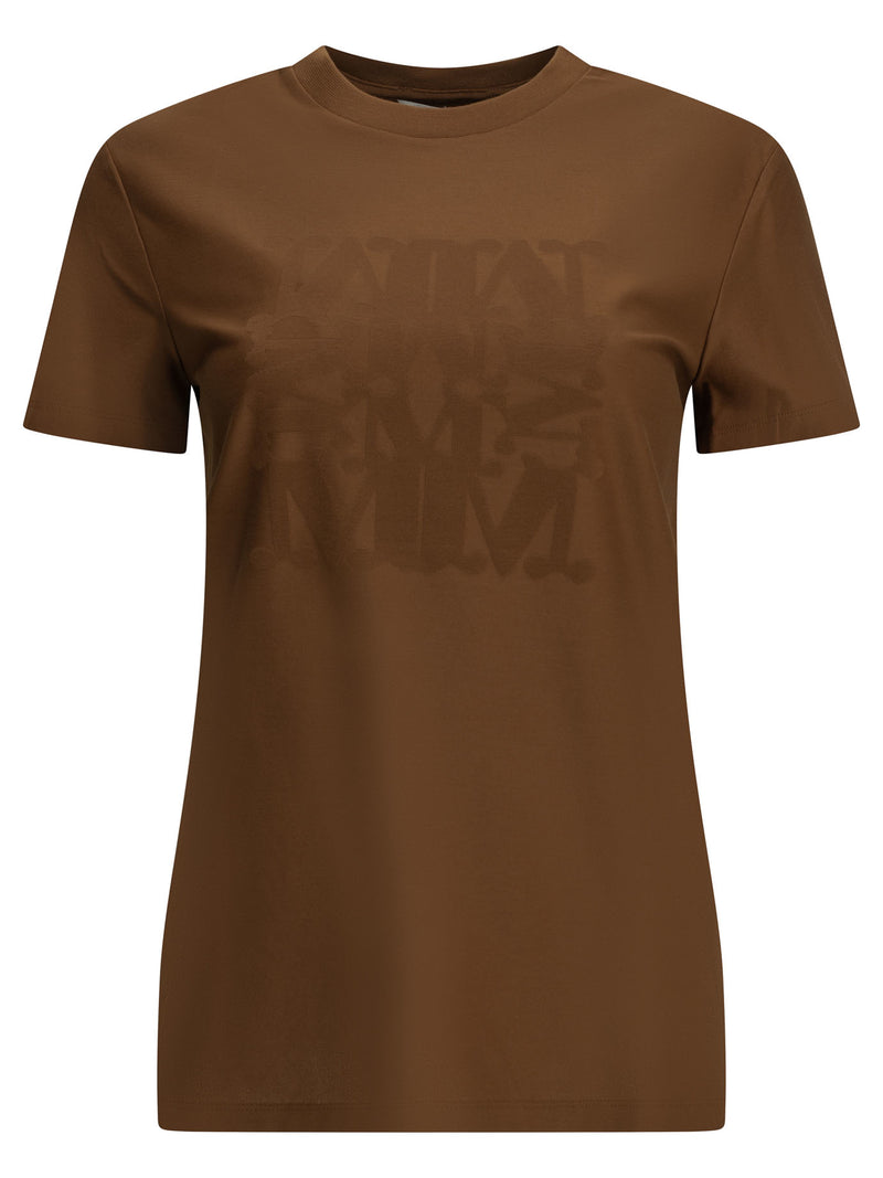 Max Mara Max Mara Crewneck T-shirt Brown Women - World Class Fashion
