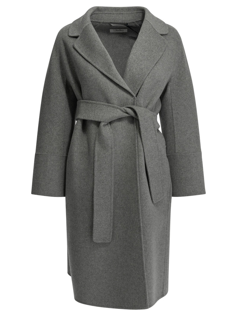 Max Mara S Max Mara S Short Wool Coat Grey Women - World Class Fashion