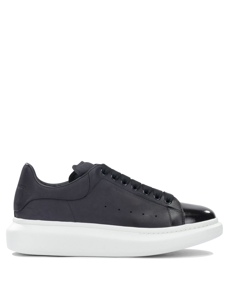 Alexander McQueen Alexander McQueen Nabuck Leather Sneakers Blue Men - World Class Fashion