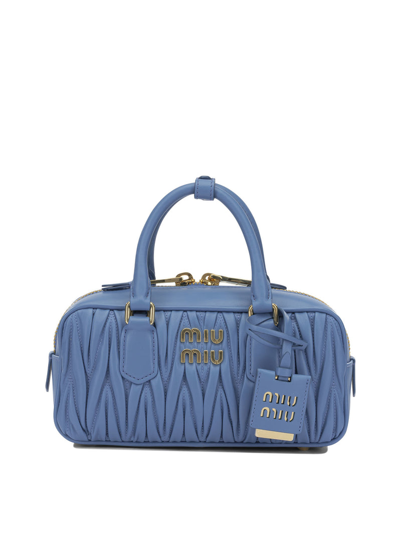 Miu Miu Miu Miu Arcadie Small Handbag Light Blue - World Class Fashion