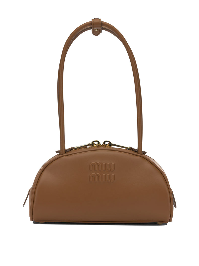 Miu Miu Miu Miu Beau Bolso Pequeño Marrón Mujer - World Class Fashion