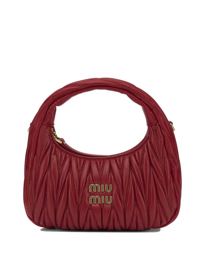Miu Miu Miu Miu Wander Small Handbag Red - World Class Fashion