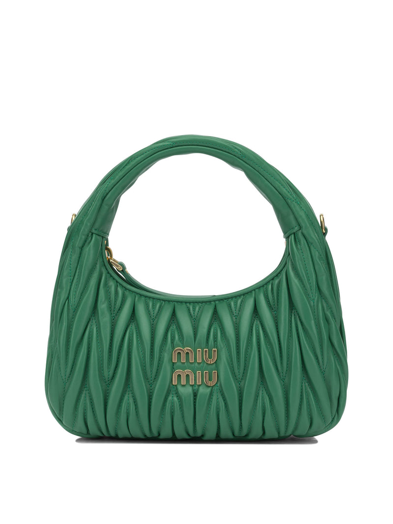 Miu Miu Miu Miu Wander Small Handbag Green - World Class Fashion