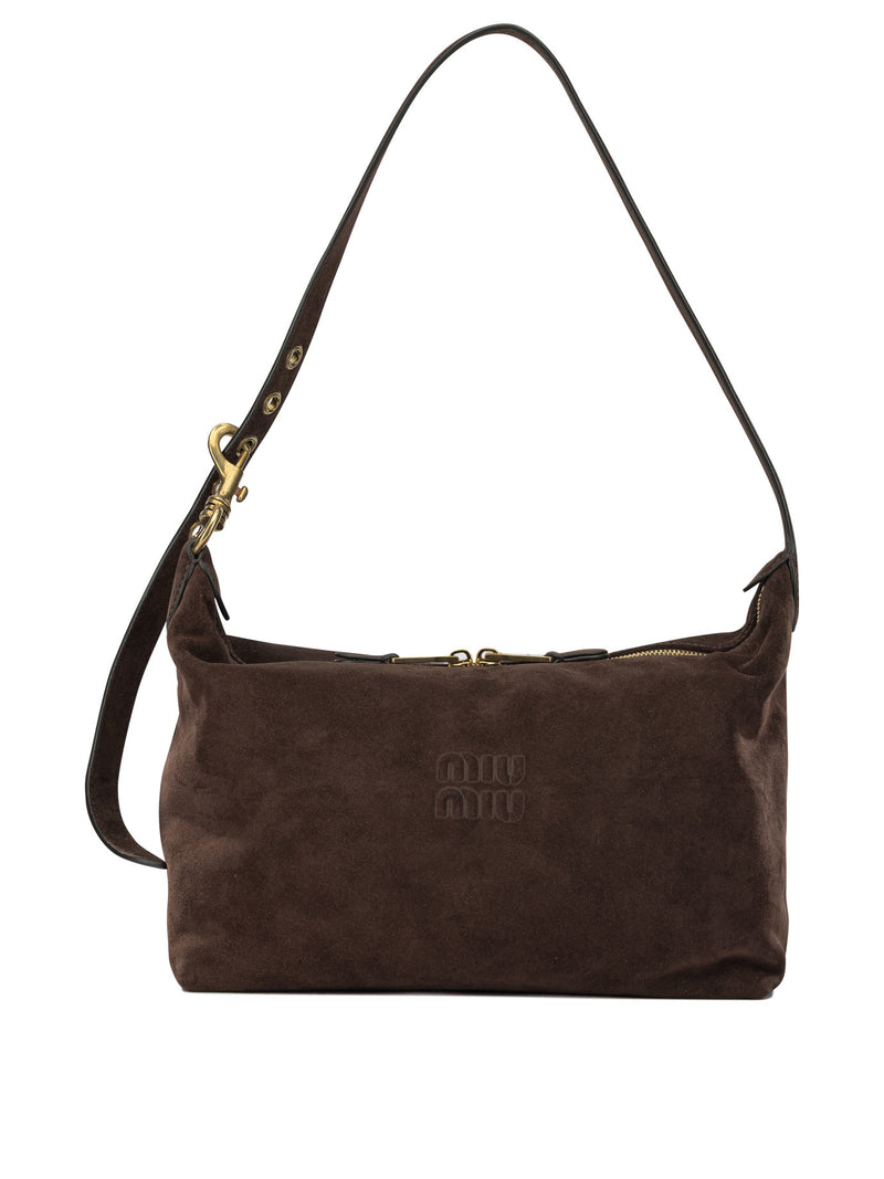 Miu Miu Miu Miu Spirit Small Shoulder Bag Brown - World Class Fashion