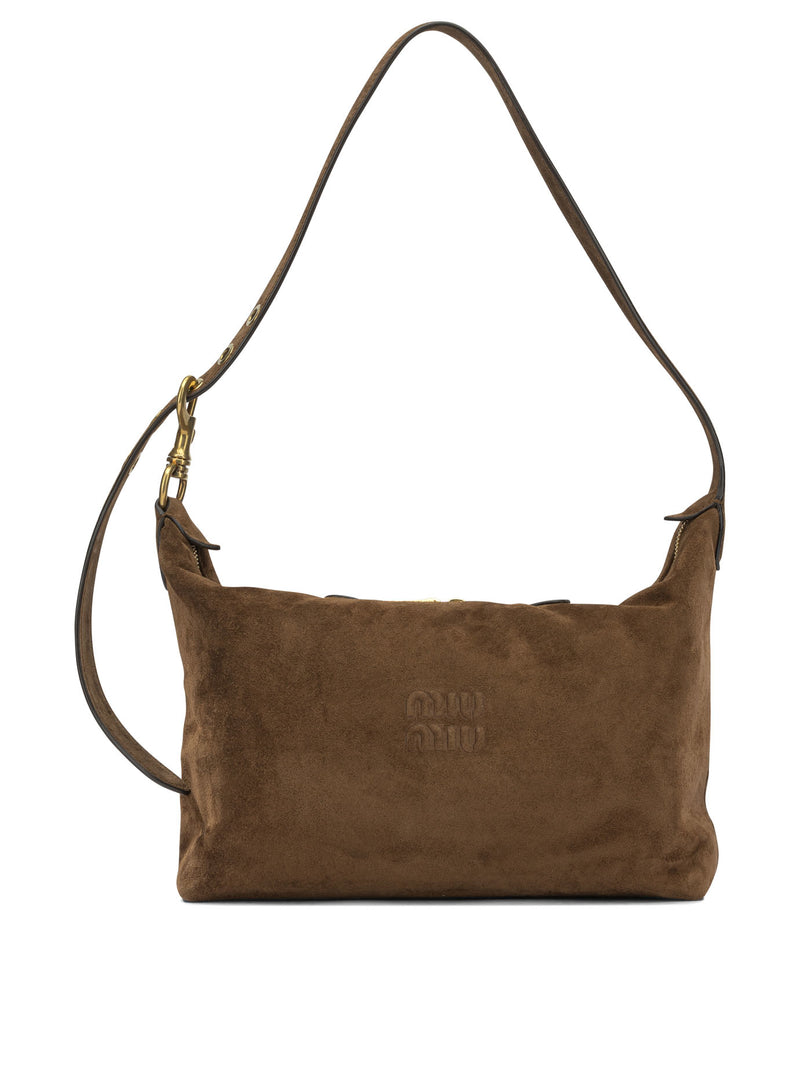 Miu Miu Miu Miu Spirit Small Shoulder Bag Brown - World Class Fashion