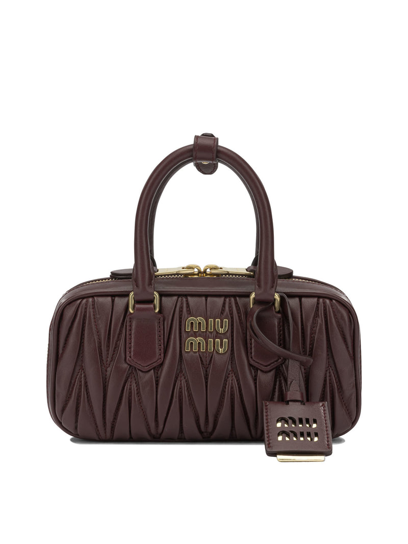 Miu Miu Miu Miu Arcadie Mini Handbag Bordeaux - World Class Fashion
