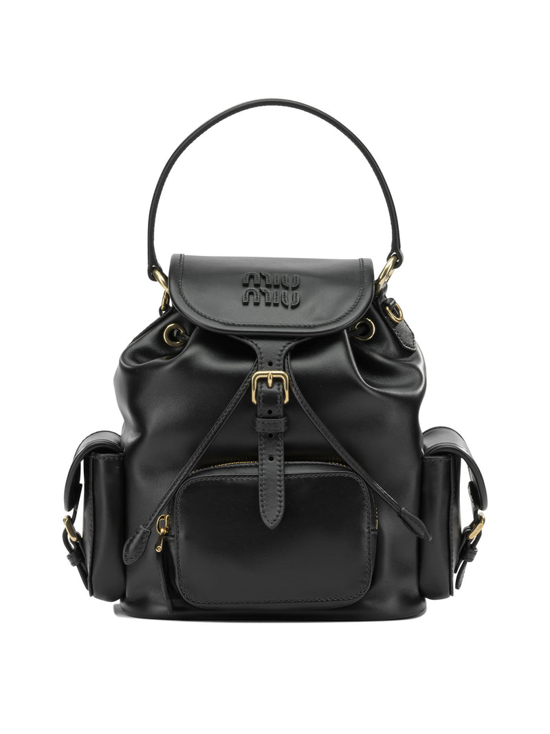 Miu Miu Miu Miu Leather Backpack - World Class Fashion