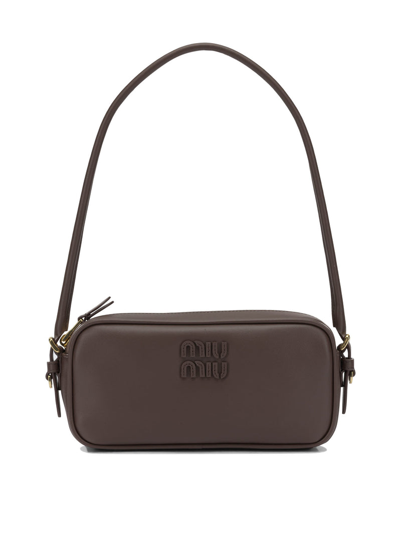 Miu Miu Miu Miu Small Shoulder Bag Brown Women - World Class Fashion