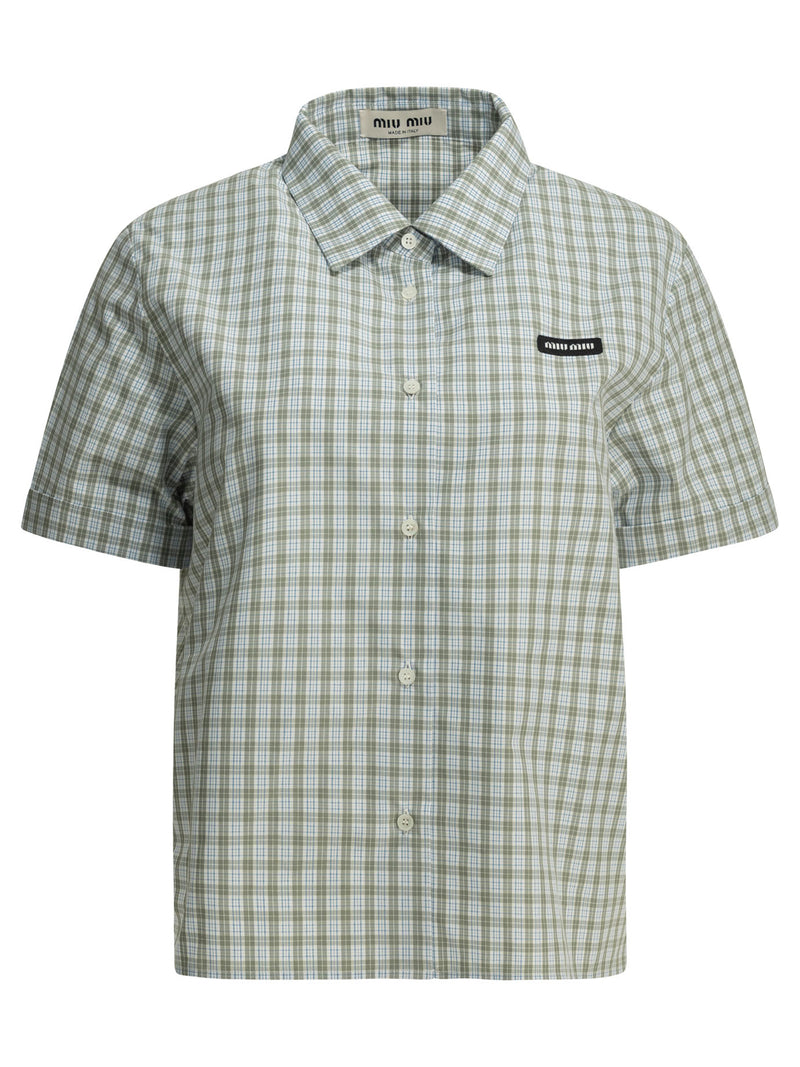 Miu Miu Miu Miu Casual Check Shirt - World Class Fashion