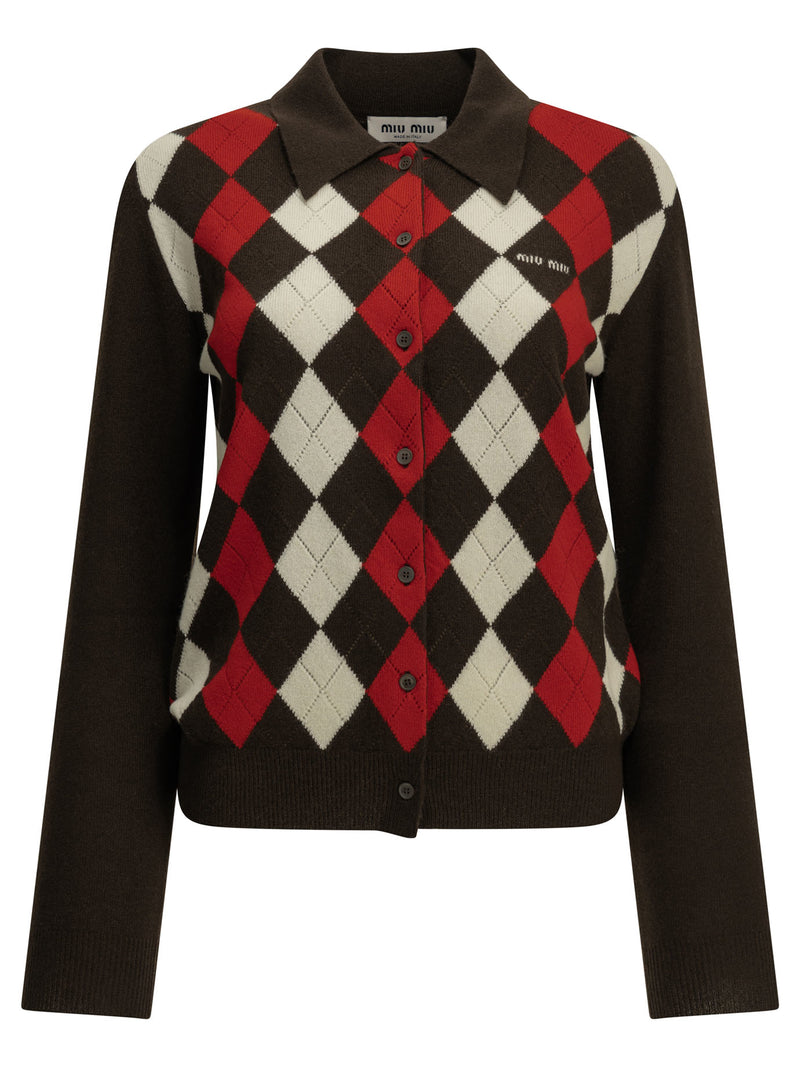 Miu Miu Miu Miu Cashmere Cardigan Black Women - World Class Fashion