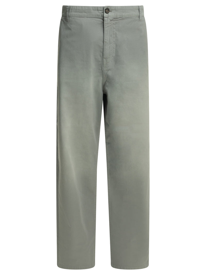 Miu Miu Miu Miu Casual Cotton Twill Pants - World Class Fashion