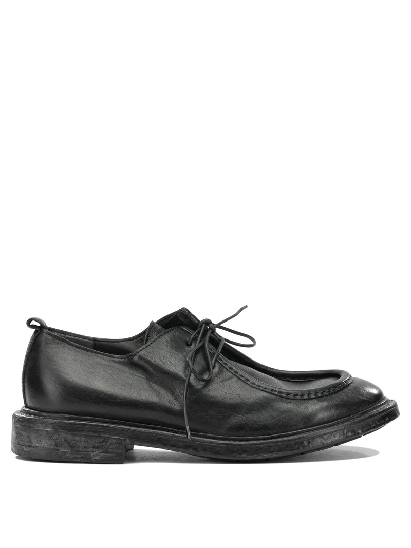 Moma Moma Bristol Lace-up Loafers Black Men - World Class Fashion