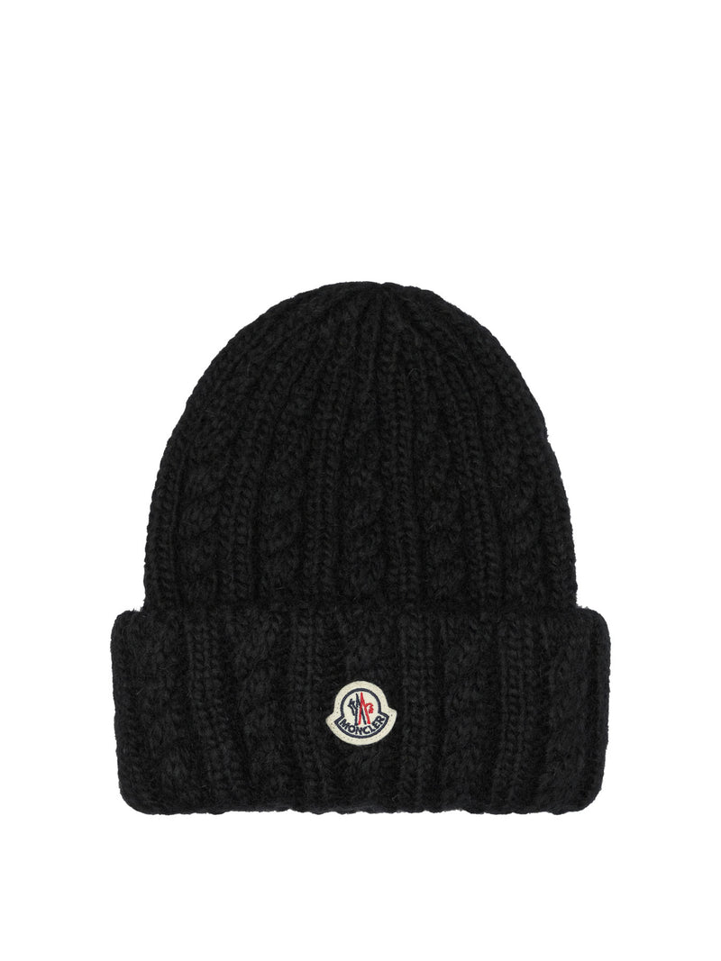 Moncler Moncler Alpaca-blend Beanie Black - World Class Fashion